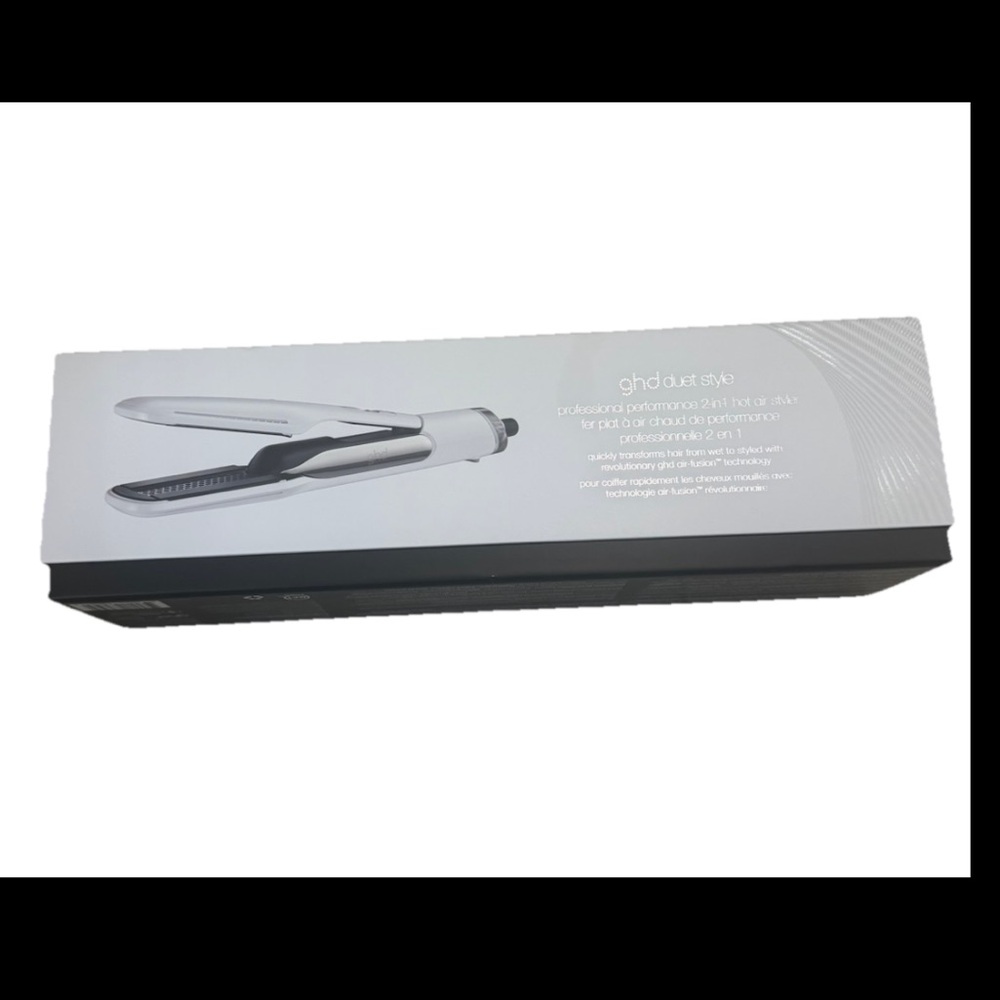 ghd white and silver 2-in-1 Hair Styler